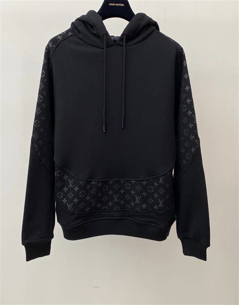 hoodie with louis vuitton leather|louis vuitton monogram hoodie.